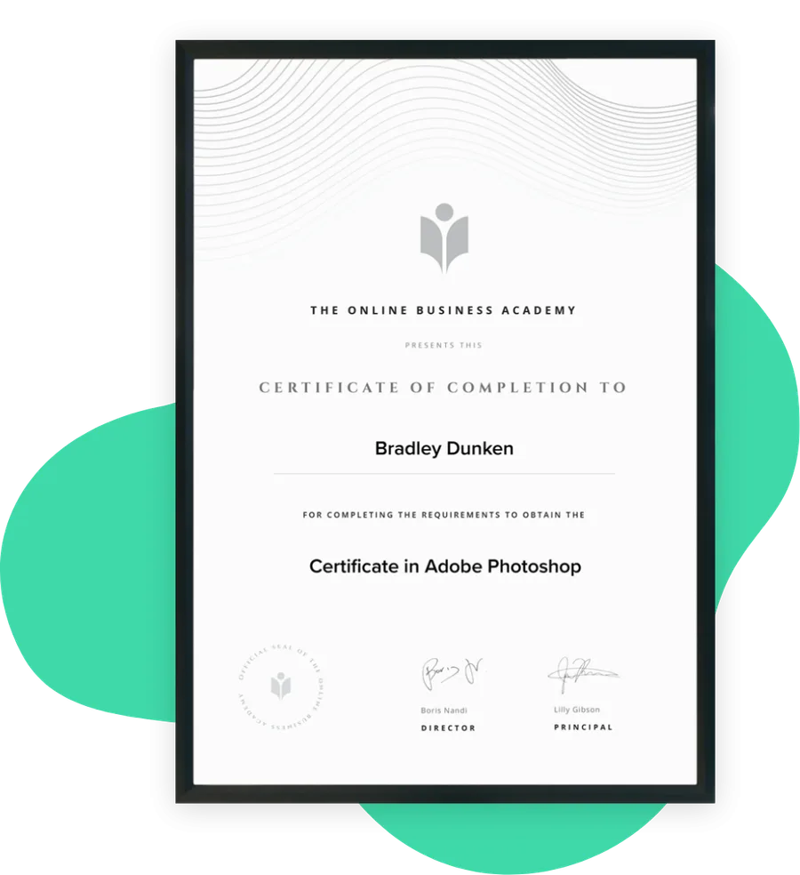 Preview of the Nextversity certificate of completion